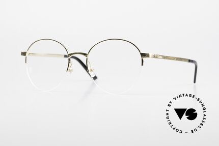 Cartier Core Range CT0108O Pantobrille Halb Randlos Unisex, zeitlose Brille mit Nylor-Faden: halb-rahmenlos, Passend für Herren und Damen