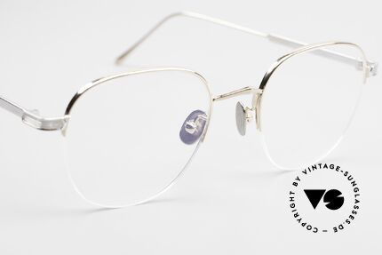 Cartier Titanium CT0164O Luxus Pantobrille Halb Randlos, Größe: medium, Passend für Herren und Damen
