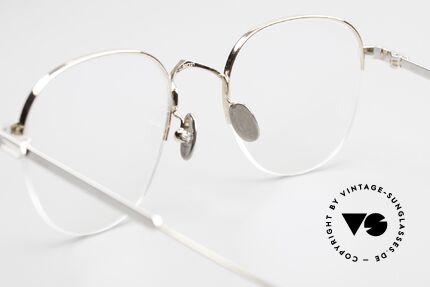 Cartier Titanium CT0164O Luxus Pantobrille Halb Randlos, Größe: medium, Passend für Herren und Damen