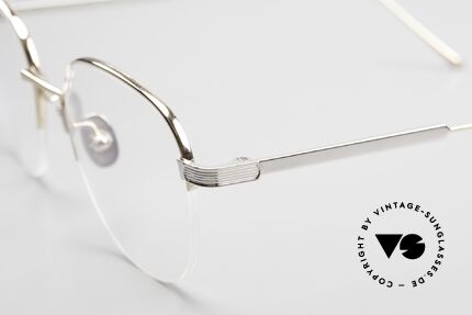 Cartier Titanium CT0164O Luxus Pantobrille Halb Randlos, Größe: medium, Passend für Herren und Damen