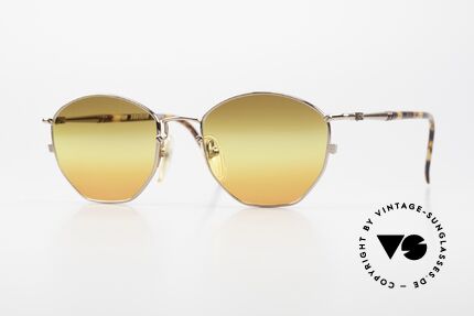 Jean Paul Gaultier 57-2273 Rare Vintage Designerbrille, vintage 1990er Jean Paul Gaultier Kult-Sonnenbrille, Passend für Herren und Damen