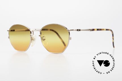 Jean Paul Gaultier 57-2273 Rare Vintage Designerbrille, edle Kombination der Formen, Farben & Materialien, Passend für Herren und Damen