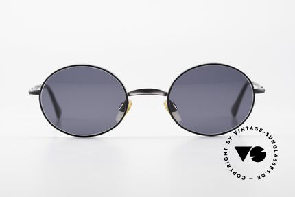 Giorgio Armani EA012 Ovale Vintage Sonnenbrille 90er, dezentes Modell aus der Emporio Armani Kollektion, Passend für Herren und Damen