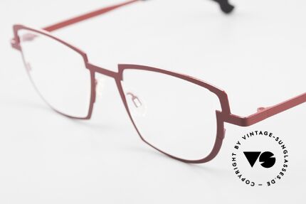 Theo Belgium Modify Damenbrille Rote Designerbrille, ungetragene Theo-Brille (wie alle unsere Originale), Passend für Damen