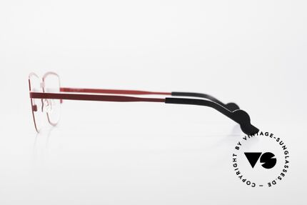 Theo Belgium Modify Damenbrille Rote Designerbrille, eine schöne Designer-Brille mit Symbol-Charakter, Passend für Damen