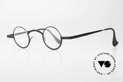 Theo Belgium Bicky Slim Runde Designerbrille Unisex, ein Hingucker! (Gegenpol zum üblich 'Mainstream'), Passend für Herren und Damen