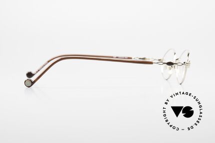 Jean Paul Gaultier 55-0013 Ovale Vintage Brille Vergoldet, die Fassung ist beliebig verglasbar (optisch oder Sonne), Passend für Herren und Damen