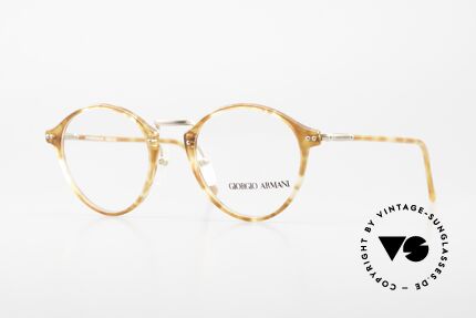 Giorgio Armani 360 Original 90er Brille Panto Stil, zeitlose 90er J. Giorgio Armani Designer-Fassung, Passend für Herren