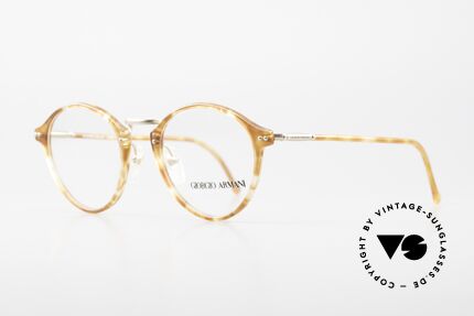 Giorgio Armani 360 Original 90er Brille Panto Stil, eine wahre 'Gentlemen-Brille' in Größe 49/20, 145, Passend für Herren