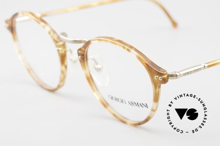Giorgio Armani 360 Original 90er Brille Panto Stil, großartige Kombination aus Eleganz & Top-Qualität, Passend für Herren