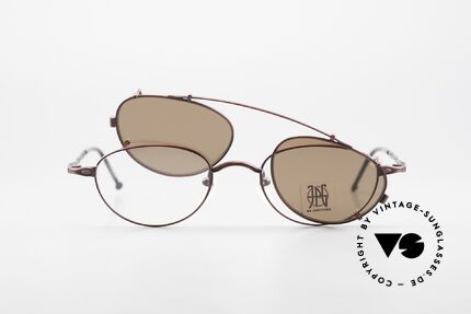 Jean Paul Gaultier 57-0006 Rare Vintage Brille 90er Clip On, Größe: medium, Passend für Herren und Damen