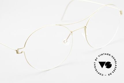 Lindberg Victoria Air Titan Rim Damenbrille Oversized XL Brille, ungetragenes Designerstück + orig. Lindberg Magnet-Etui, Passend für Damen