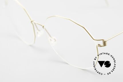 Lindberg Mila Air Titan Rim Damenbrille Kantig Rund Titan, extrem stabile Fassung, flexibel & elastisch, und nur 3g, Passend für Damen