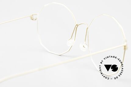 Lindberg Mila Air Titan Rim Damenbrille Kantig Rund Titan, eleganter Rahmen ohne Schrauben, Nieten oder Lötungen, Passend für Damen
