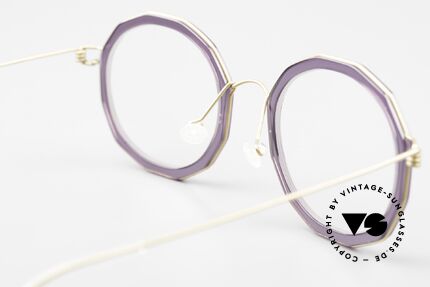 Lindberg Mette Air Titan Rim Edle Designerbrille für Damen, Fassung kann beliebig (optisch / Sonne) verglast werden, Passend für Damen