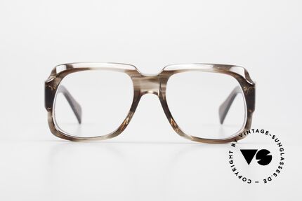 Metzler 3535 80er Jahre Old School Brille, altes 80er Jahre Original - wie aus einem Stück, Passend für Herren