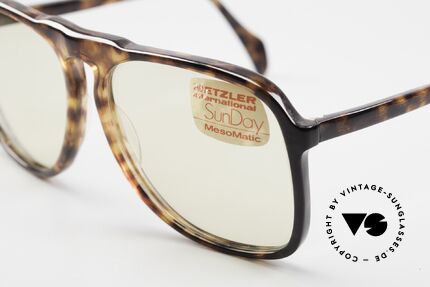 Metzler 2077 70er Sonnenbrille Automatikglas, hochwertige MESOMATIC Mineral-Sonnengläser, Passend für Herren