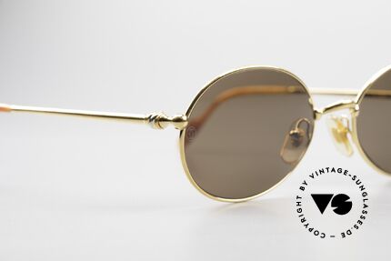 Cartier Saturne Ovale 90er Luxus Sonnenbrille, KEINE RETRObrille, ein 1997er Original mit Chanel Etui, Passend für Herren und Damen