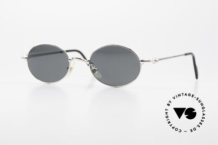 Cartier Filao Ovale Platin Sonnenbrille 90er Details