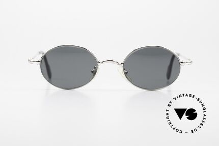 Cartier Filao Ovale Platin Sonnenbrille 90er, Unisex-Modell aus der Cartier 'CERCLE FIN' Serie, Passend für Herren und Damen