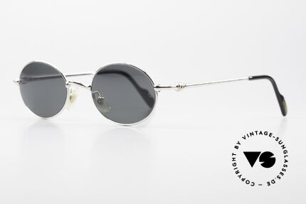 Cartier Filao Ovale Platin Sonnenbrille 90er, teure Platin-Edition: Fassung mit Platin-Legierung, Passend für Herren und Damen
