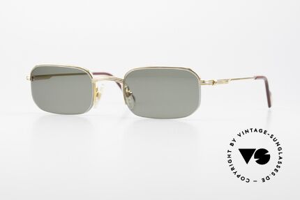 Cartier Broadway Halb Randlose Sonnenbrille, eckige CARTIER Sonnenbrille in Größe 49/22, 135, Passend für Herren