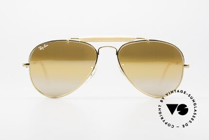 Ray Ban Outdoorsman 56 B&L USA Luxottica Italy Hybrid, Hybrid von 1999 (als Luxottica Bausch&Lomb kaufte), Passend für Herren und Damen