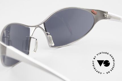 Bugatti 368 Odotype Sportliche Herren Sonnenbrille, eine seltene Bugatti Originalbrille mit Etui, Passend für Herren