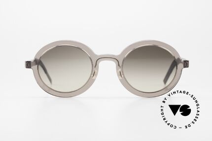 Lindberg 8570 Acetanium Oval Runde Sonnenbrille Unisex, Designer-Sonnenbrille; Acetat & Titanium Kombination, Passend für Herren und Damen