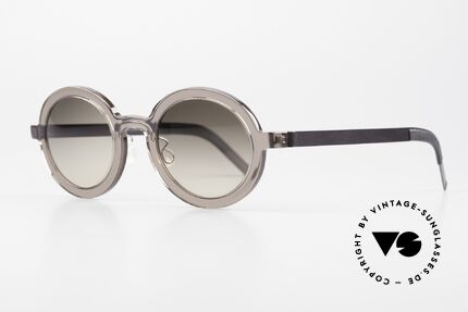 Lindberg 8570 Acetanium Oval Runde Sonnenbrille Unisex, vielfach ausgezeichnet hinsichtlich Qualität und Design, Passend für Herren und Damen