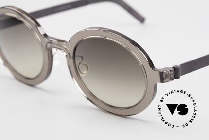 Lindberg 8570 Acetanium Oval Runde Sonnenbrille Unisex, so zeitlos, stilvoll und innovativ = Prädikat "VINTAGE", Passend für Herren und Damen