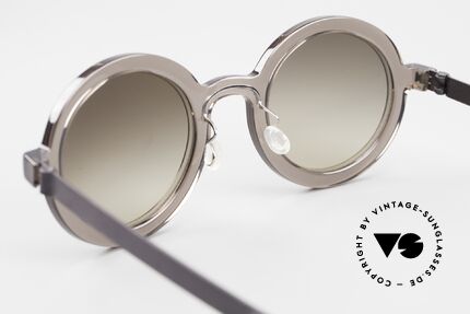 Lindberg 8570 Acetanium Oval Runde Sonnenbrille Unisex, mit high-end Zeiss Sonnengläsern (100% UV Protection), Passend für Herren und Damen