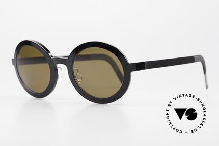 Lindberg 8570 Acetanium Runde Sonnenbrille Unisex Oval, vielfach ausgezeichnet hinsichtlich Qualität und Design, Passend für Herren und Damen