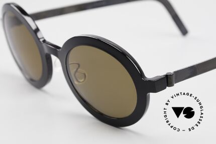 Lindberg 8570 Acetanium Runde Sonnenbrille Unisex Oval, so zeitlos, stilvoll und innovativ = Prädikat "VINTAGE", Passend für Herren und Damen
