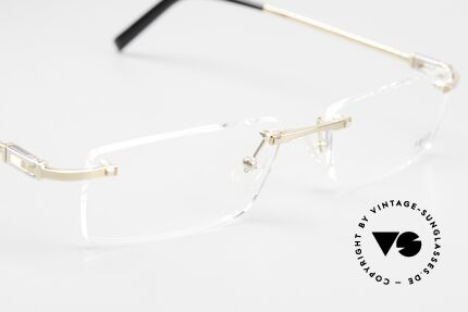 Fred Samoa Randlose Luxusbrille Segler, die DEMO Gläser sollten durch optische ersetzt werden, Passend für Herren