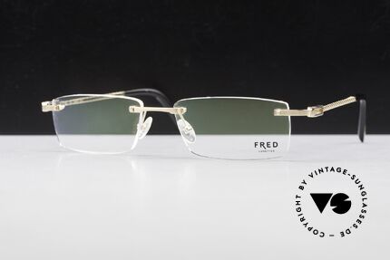 Fred Samoa Randlose Luxusbrille Segler, Größe: large, Passend für Herren