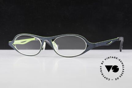 Theo Belgium Obligation Damenbrille Vintage Titanium, Größe: large, Passend für Damen