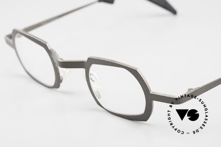 Theo Belgium Palm Beach Damen & Herren Titaniumbrille, eine ungetragene Theo-Brille für die, die sich trauen, Passend für Herren und Damen
