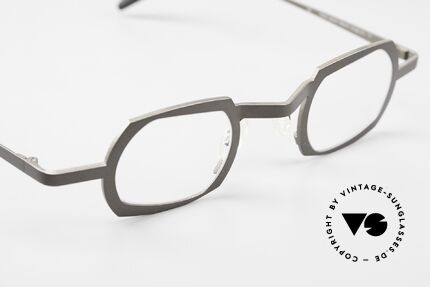 Theo Belgium Palm Beach Damen & Herren Titaniumbrille, die Demogläser sollten durch optische ersetzt werden, Passend für Herren und Damen