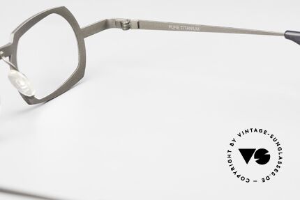 Theo Belgium Palm Beach Damen & Herren Titaniumbrille, Größe: medium, Passend für Herren und Damen