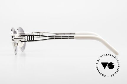 Jean Paul Gaultier 56-6101 Kult Designerbrille Industrial, ungetragen mit Gläsern in grau (100% UV Protection), Passend für Herren und Damen