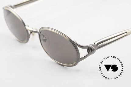 Jean Paul Gaultier 56-7114 Ovale Steampunk Sonnenbrille, herausragende Qualität (Muss man einfach fühlen!!), Passend für Herren und Damen