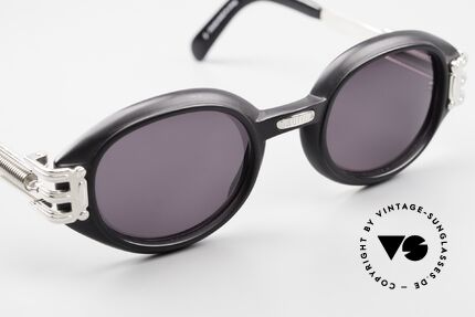 Jean Paul Gaultier 56-5203 Steampunk Sonnenbrille 90er, KEINE RETROBRILLE; ein altes Original von 1995/96, Passend für Herren und Damen