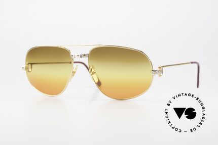 Cartier Romance Santos - XL Luxus Vintage Sonnenbrille, vintage CARTIER Luxus-Sonnenbrille; Modell ROMANCE, Passend für Herren Cartier Romance Santos - XL Luxus Vintage Sonnenbrille, vintage CARTIER Luxus-Sonnenbrille; Modell ROMANCE, Passend für Herren