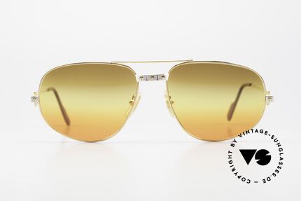 Cartier Romance Santos - XL Luxus Vintage Sonnenbrille, wurde 1986 veröffentlicht und dann bis 1997 produziert, Passend für Herren Cartier Romance Santos - XL Luxus Vintage Sonnenbrille, wurde 1986 veröffentlicht und dann bis 1997 produziert, Passend für Herren