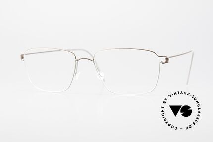 Lindberg Nicholas Air Titan Rim High-End Titanium Brille, LINDBERG Air Titanium Rim Brille in Größe 53-17, 145, Passend für Herren