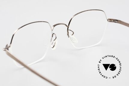 Lindberg 3043 Strip Titan Titanium Brille Damen Herren, minimalistisch = ohne Schrauben, Nieten oder Lötungen!, Passend für Herren und Damen