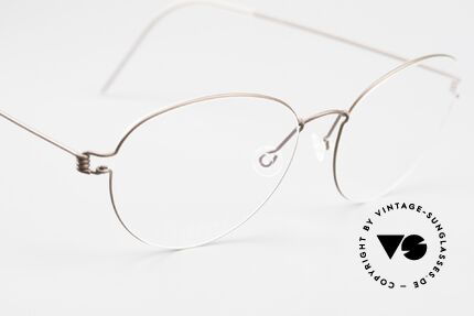 Lindberg Moar Air Titan Rim Damenbrille Titan Panto Style, ungetragenes Meisterstück + orig. Lindberg Magnet-Etui, Passend für Damen