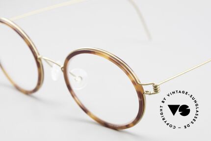 Lindberg Cameron 46 Air Titan Rim Runde Brille Damen Herren Titan, eine echte Designerbrille für Damen und Herren; zeitlos, Passend für Herren und Damen