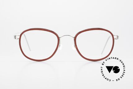 Lindberg Max Air Titan Rim Titan Brille Für Damen & Herren, Modell MAX in Größe 48-23, Bügellänge 145, Farbe P10, Passend für Herren und Damen